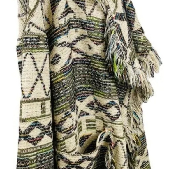 Zara Jacquard Fringe Coatigan (See Measurements for fit.) - Picture 14 of 15